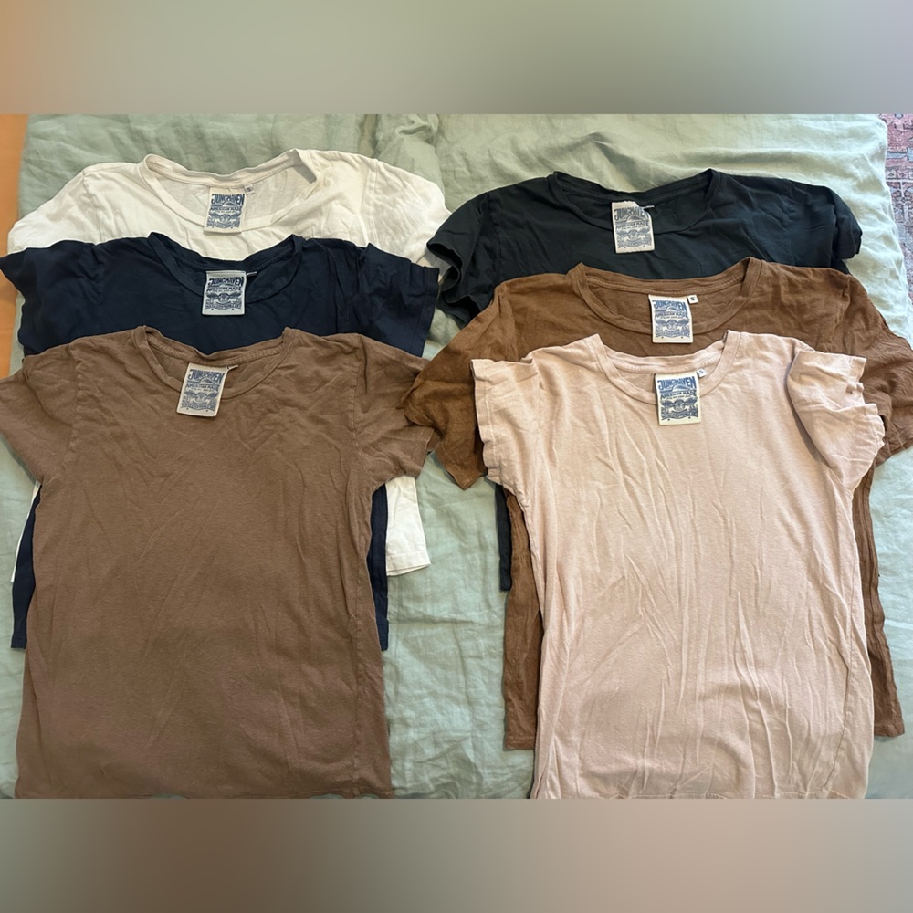 Bundle of 6 Jungmaven Women’s T-Shirts (Size Small)